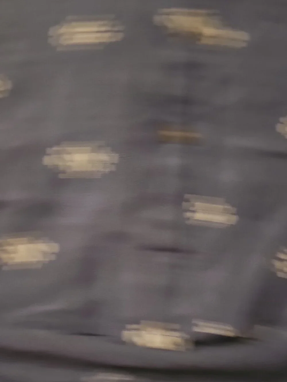 a.n.a Navy Button-Down Shirt with White Dot Motif